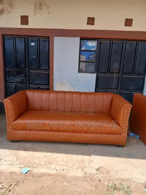 Leather Stripes Sofa