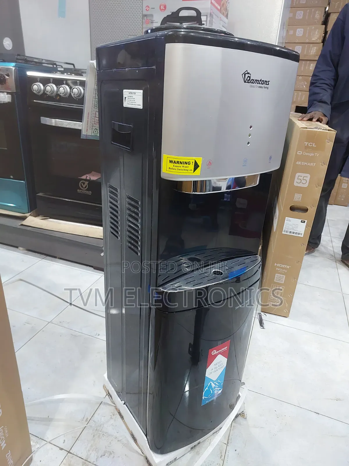 Ramtons Hot, Normal and Cold Free Standing Water Dispenser- Rm/761