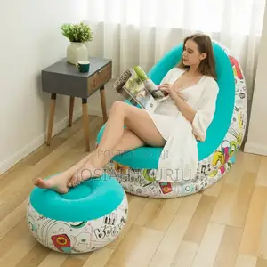 Inflatable Lazy Sofa With Foot Rest