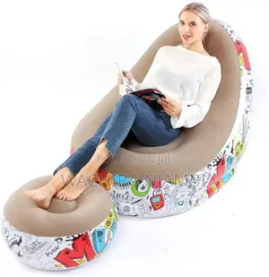 High Quality Inflatable Sofa With Foot Rest
