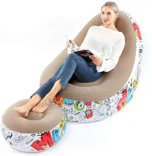 High Quality Inflatable Sofa With Foot Rest