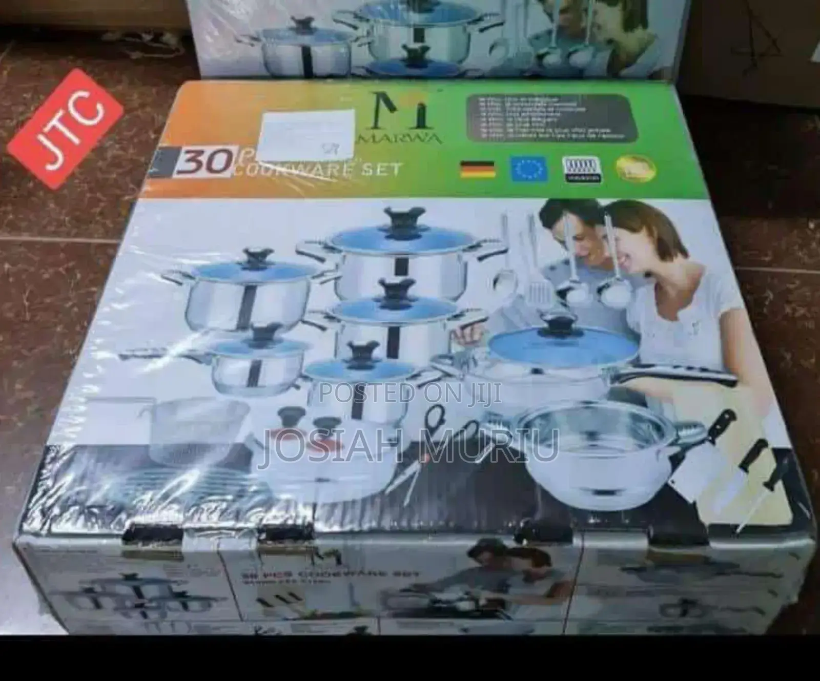 Marwa 30pcs High Quality Stainless Cookware Set