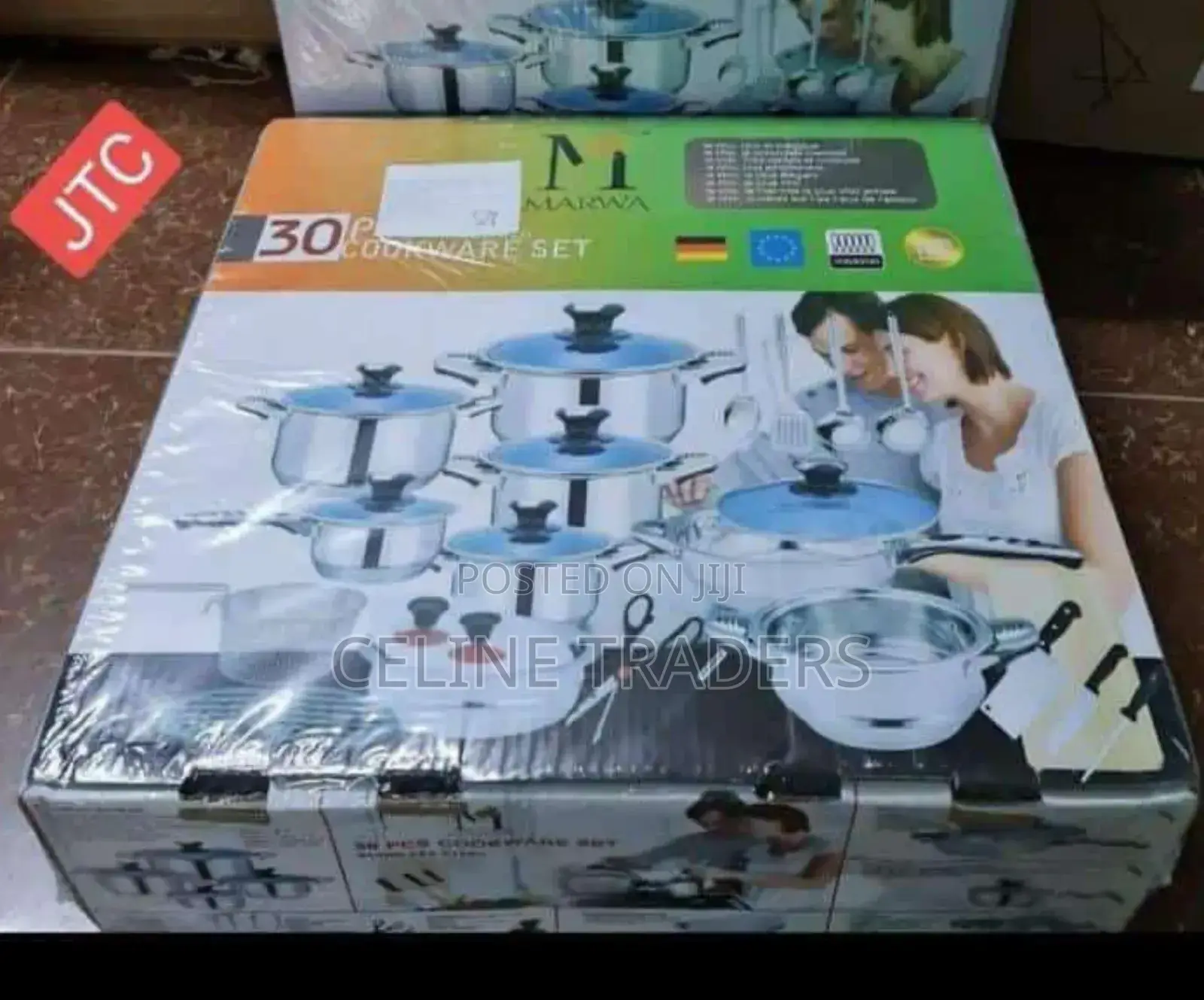 Marwa 30pcs High Quality Stainless Cookware Set
