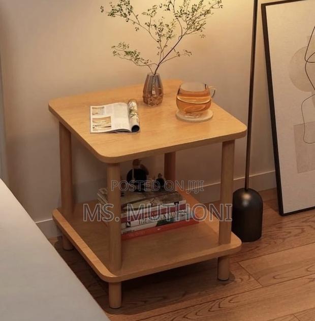 Diy Wooden 2-Tier End Table - main view