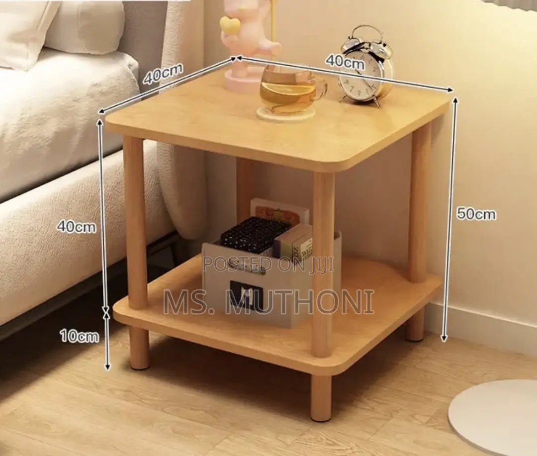 Diy Wooden 2-Tier End Table