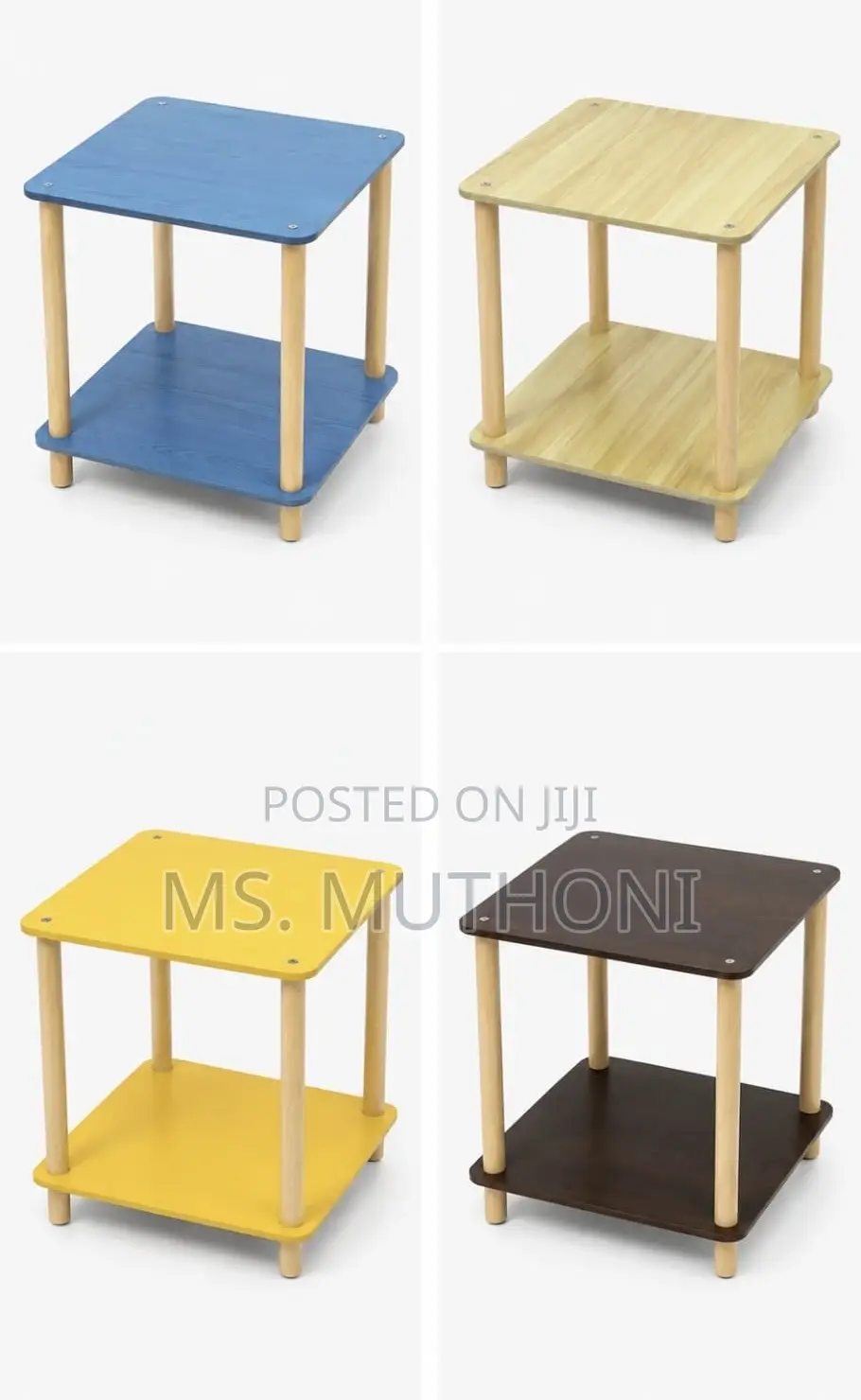 Diy Wooden 2-Tier End Table