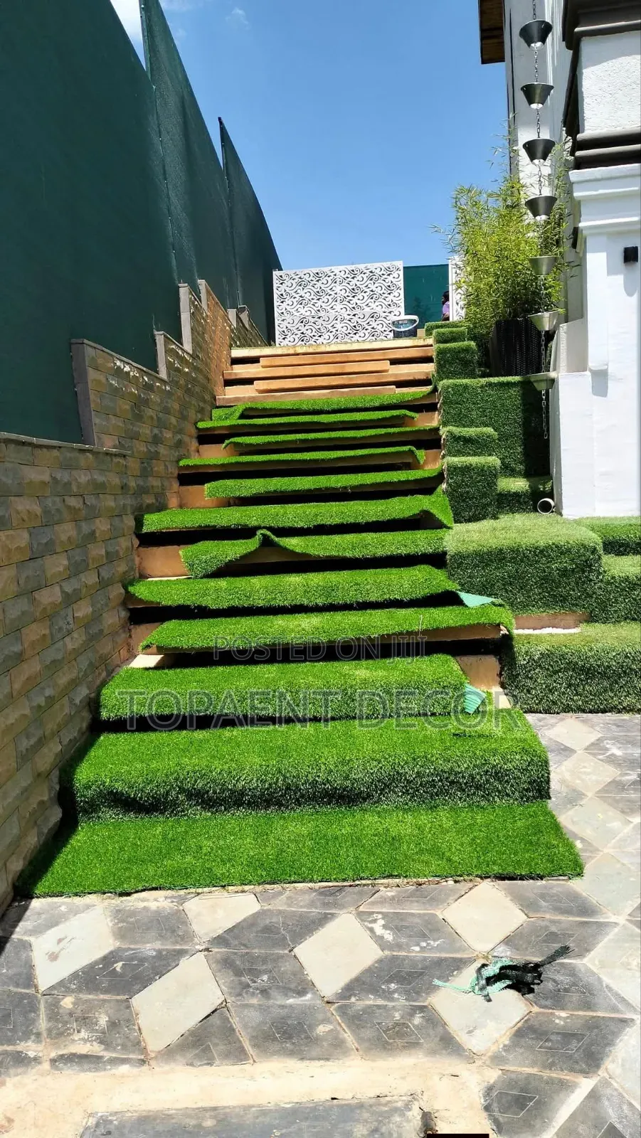 No Weeding,Pure Aesthetics Artificial Green Grass Carpet
