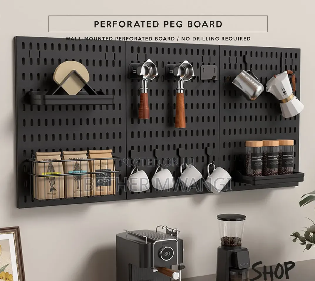 Perforated Peg Board Wall Mount Kit