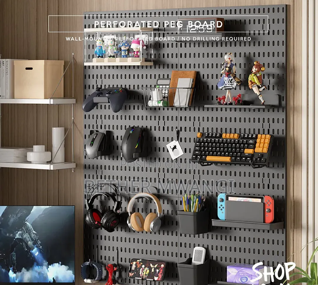 Perforated Peg Board Wall Mount Kit