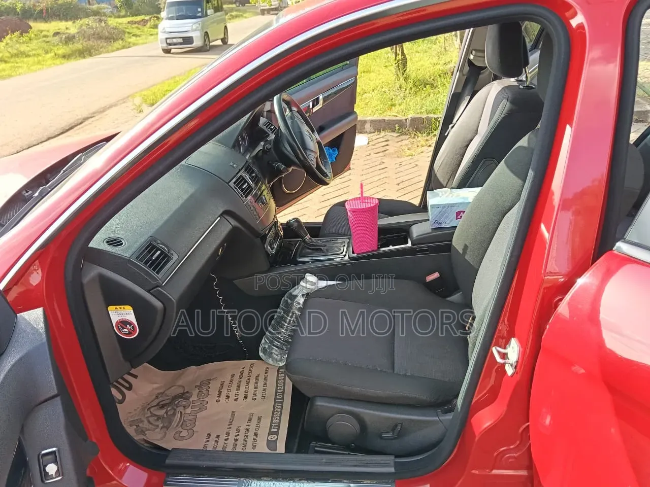 Mercedes-Benz C200 2008 Red