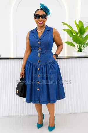 Sleeveless Classy Denim