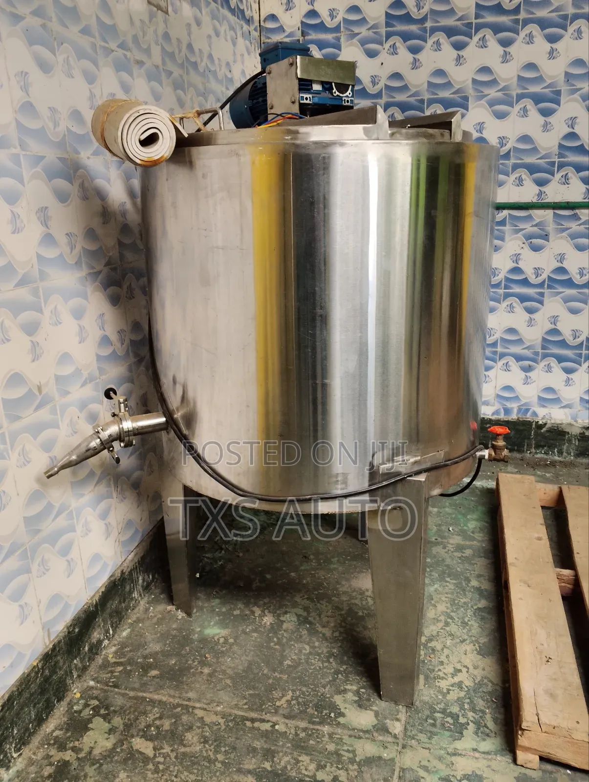 Milk Pasteurizer Holding Tank/Cooler 200l