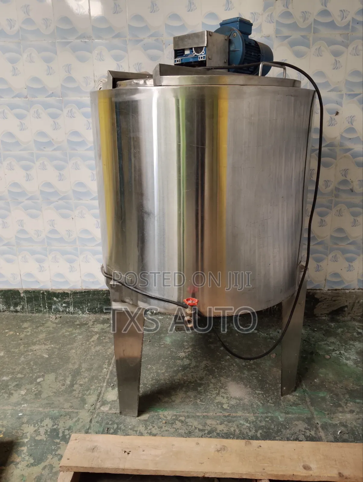 Milk Pasteurizer Holding Tank/Cooler 200l