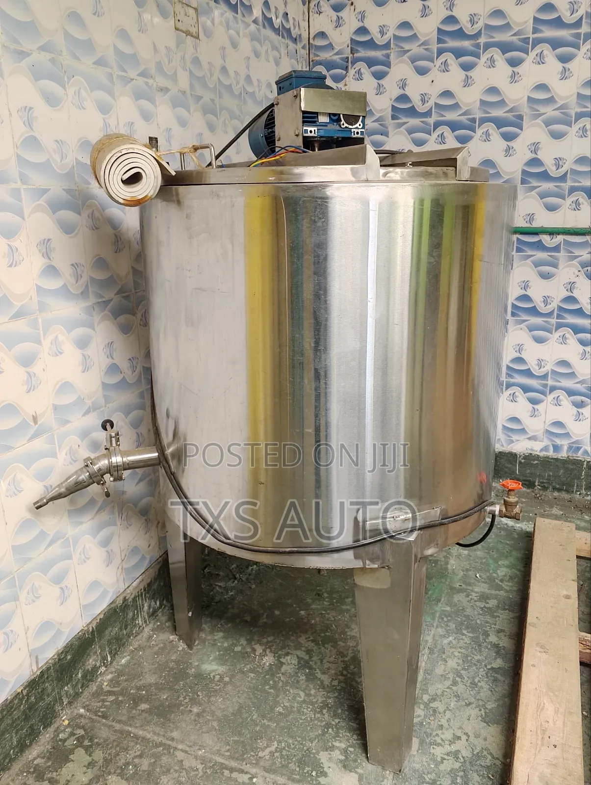 Milk Pasteurizer Holding Tank/Cooler 200l