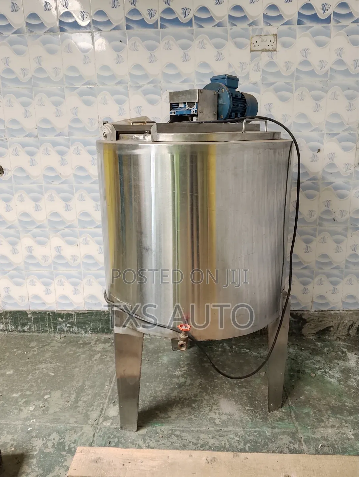 Milk Pasteurizer Holding Tank/Cooler 200l