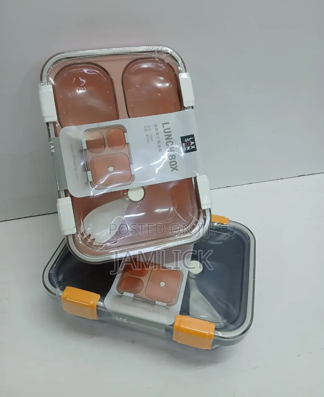 850ml 3 Grid Snack Box – Bz