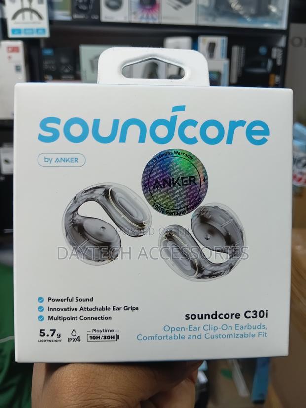Soundcore C30i | Open-Ear Clip Earbuds With Secure Fit