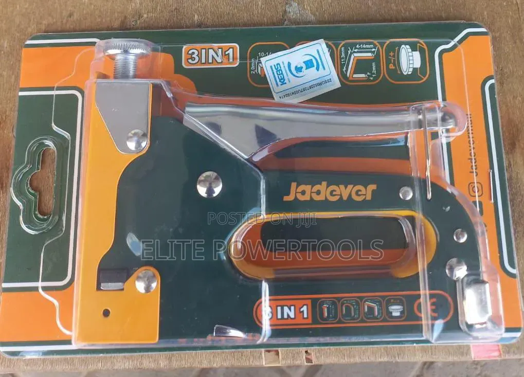 Jadaver 3-in-1 Heavy Duty Staple Gun | Upholstery, Woodwork