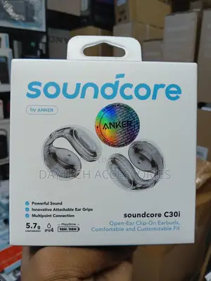 Soundcore C30i Open-Ear Earbuds Clip-on Headphones.