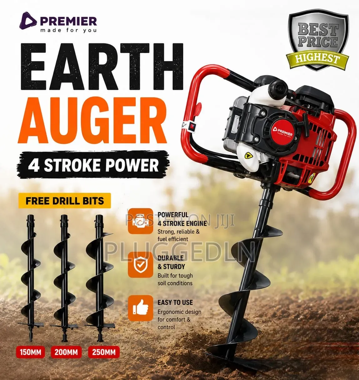 Premier Earth Auger 4 Stroke.