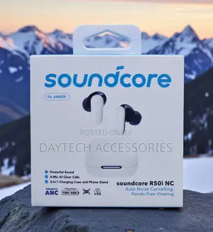 Anker R50i Nc Noise Cancelling Earbuds and Smart Noise Cancelling.