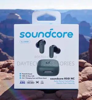 Anker R50i Nc Noise Cancelling Earbuds and Smart Noise Cancelling.