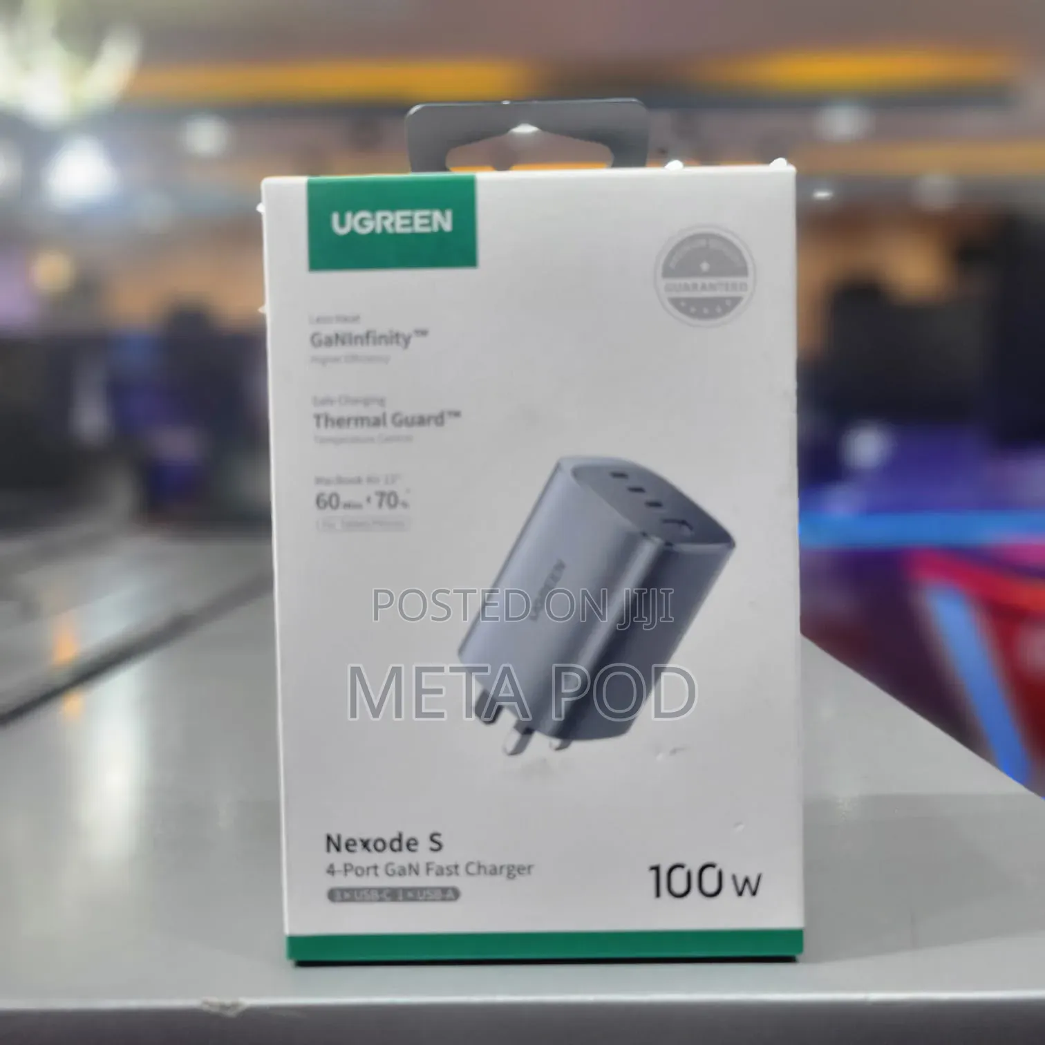 U Green X565nexode S 100w 4 Port Gan Fast Charger