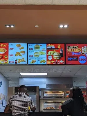 Digital Menu System.