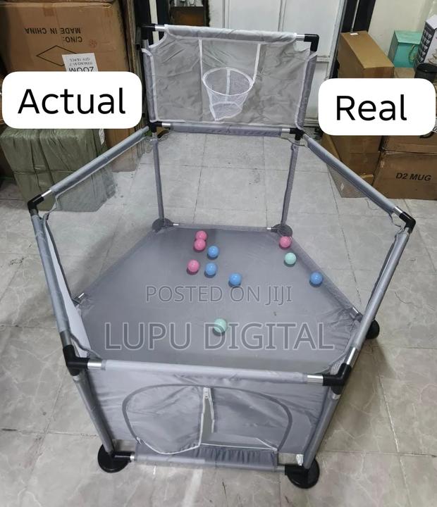 Hexagonal Basketball Baby Play Pen Fence Now Available in 3 Colours