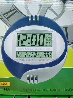 Kadio 3885n Jumbo Display Digital Clock Calendar Alarm