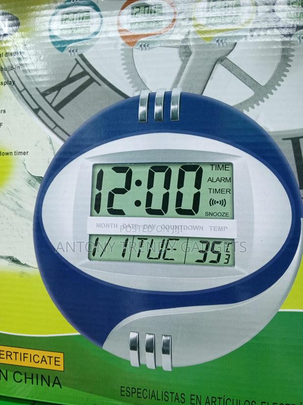 Kadio 3885n Jumbo Display Digital Clock Calendar Alarm - thumbnail 3