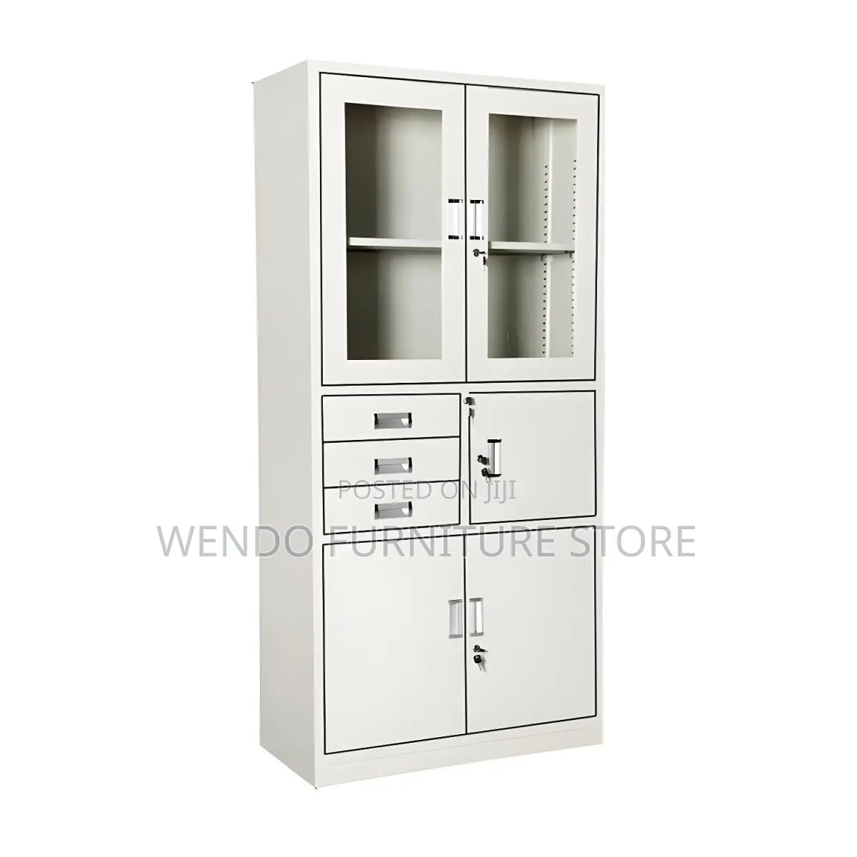 Office Cabinet; Two Doors Modern Cabinet With Safe