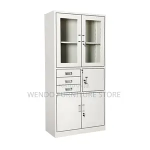Office Cabinet; Two Doors Modern Cabinet With Safe