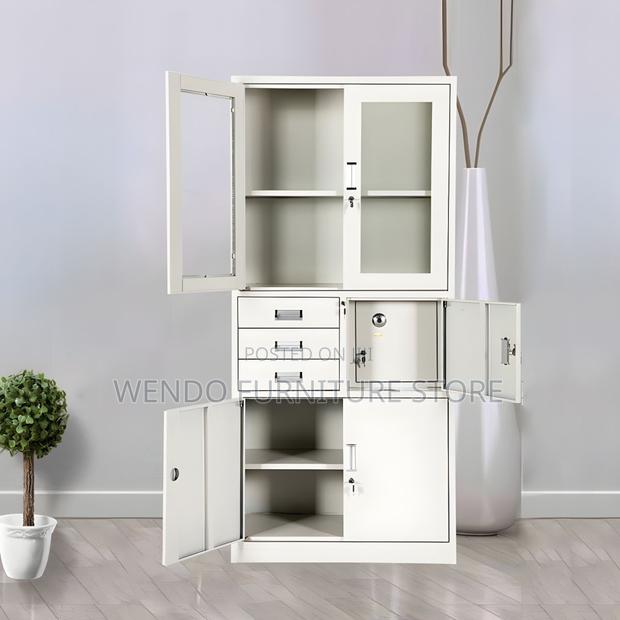 Office Cabinet; Two Doors Modern Cabinet With Safe - thumbnail 5