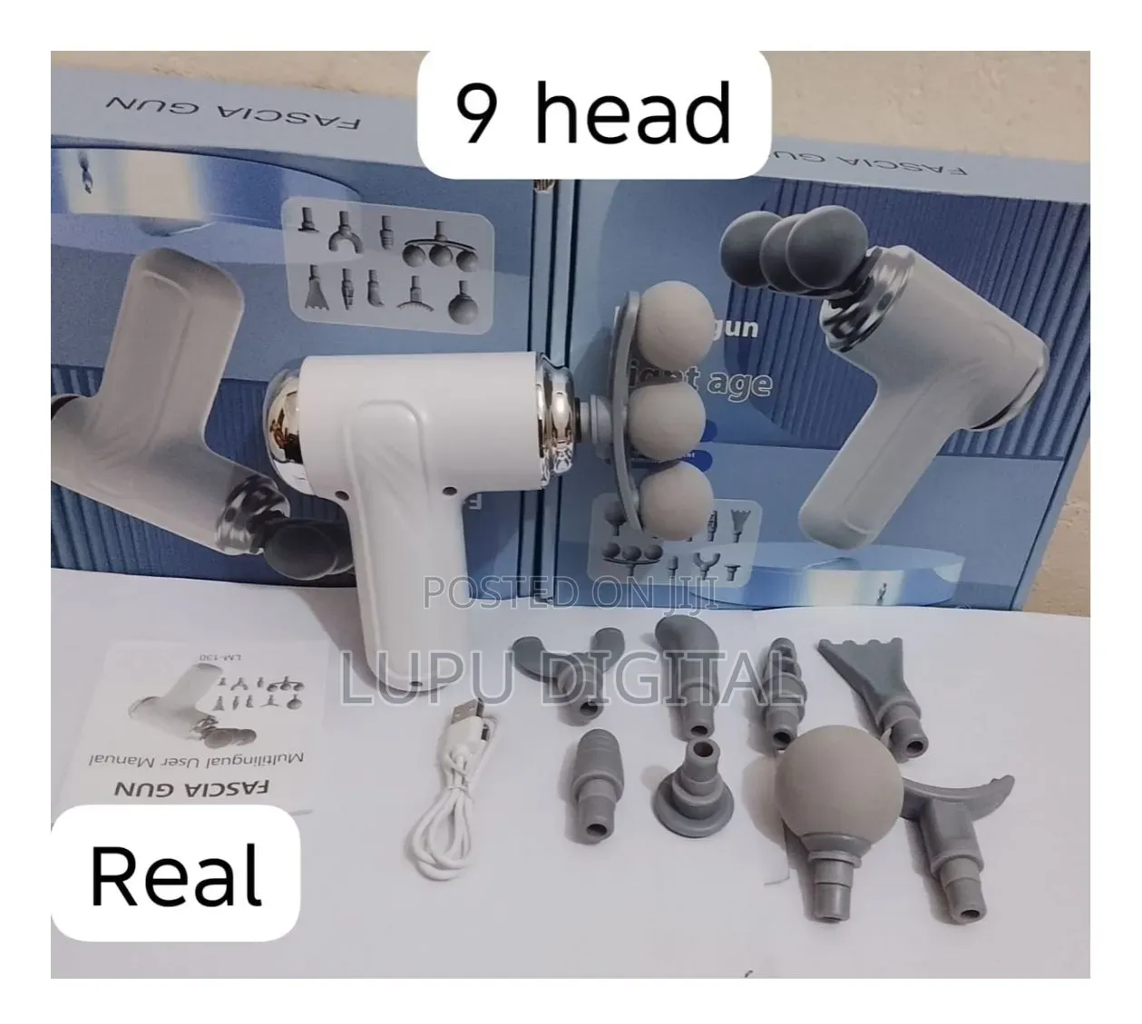 9 Head Fascia Massage Gun