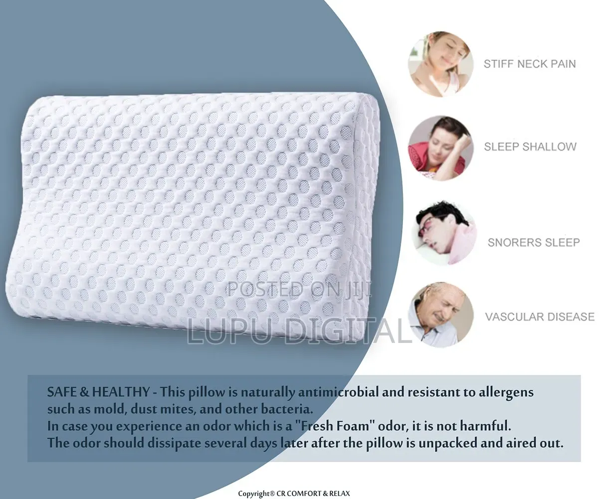 Memory Natural Latex Pillow Now Available in White