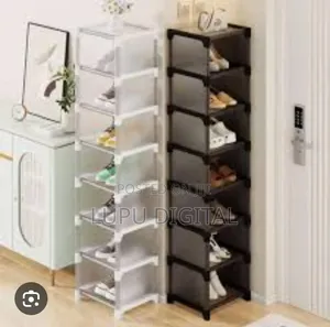 7 Layer Simple Membrane Shoe Cabinet Yk004 Size 27x26x122cm
