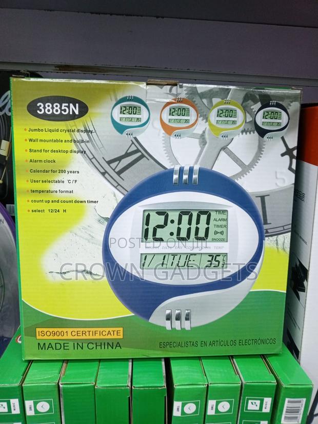 Kadio 3885n Multifunction Clock With Temperature Display - thumbnail 2