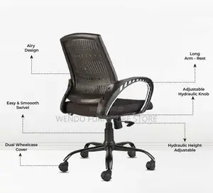 Office Chairs; Swivel Ergonomic Adjustable Office Chairs