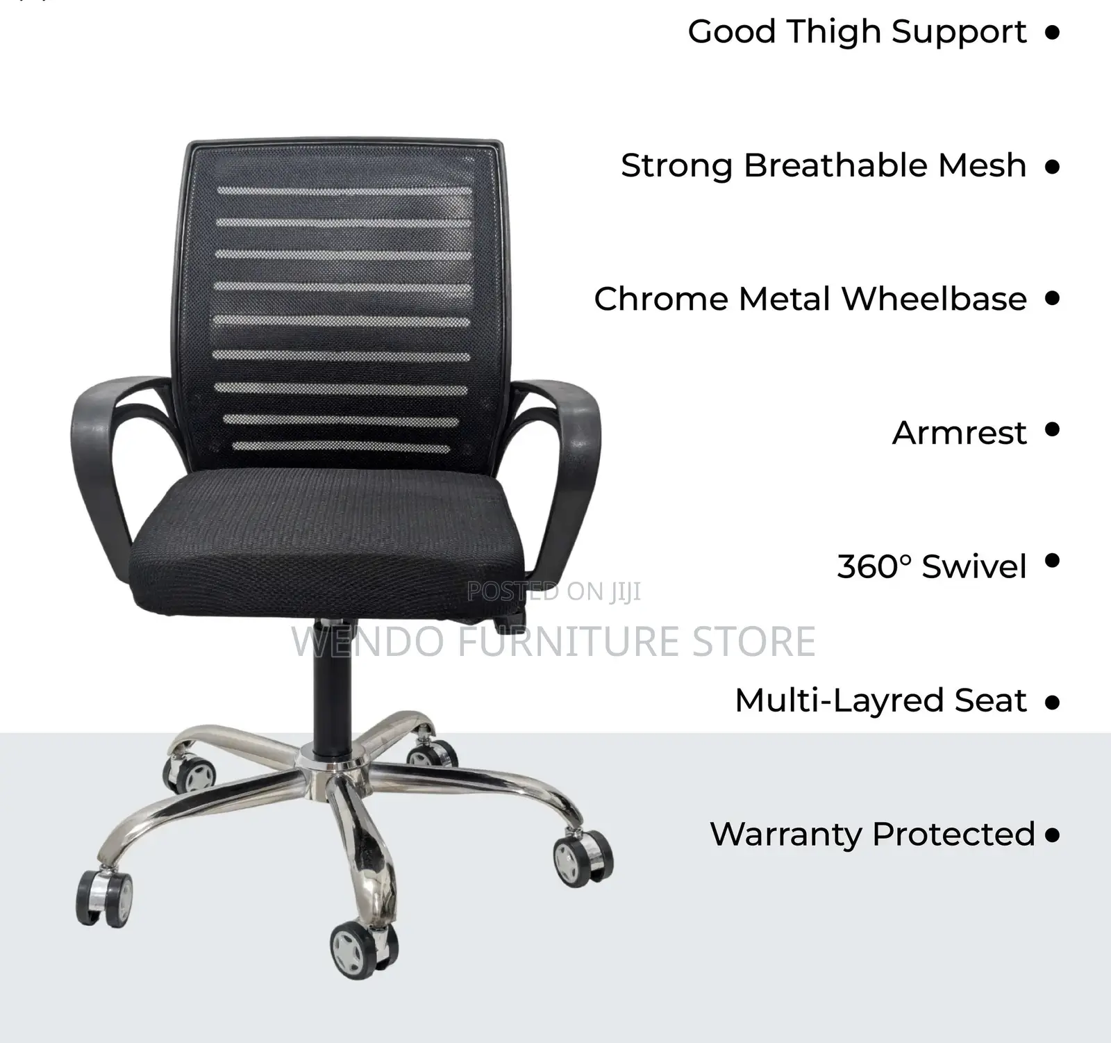 Office Chairs; Swivel Ergonomic Adjustable Office Chairs