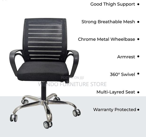 Office Chairs; Swivel Ergonomic Adjustable Office Chairs - thumbnail 11