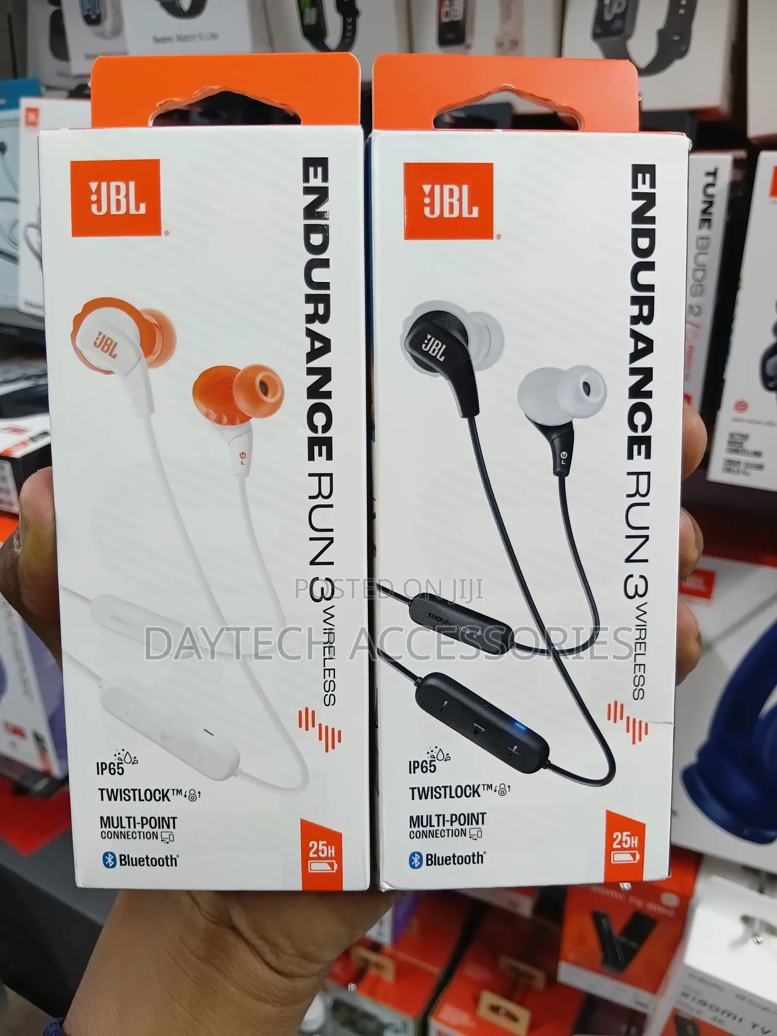 JBL Endurance Run 3 Wireless Headphones (Black)