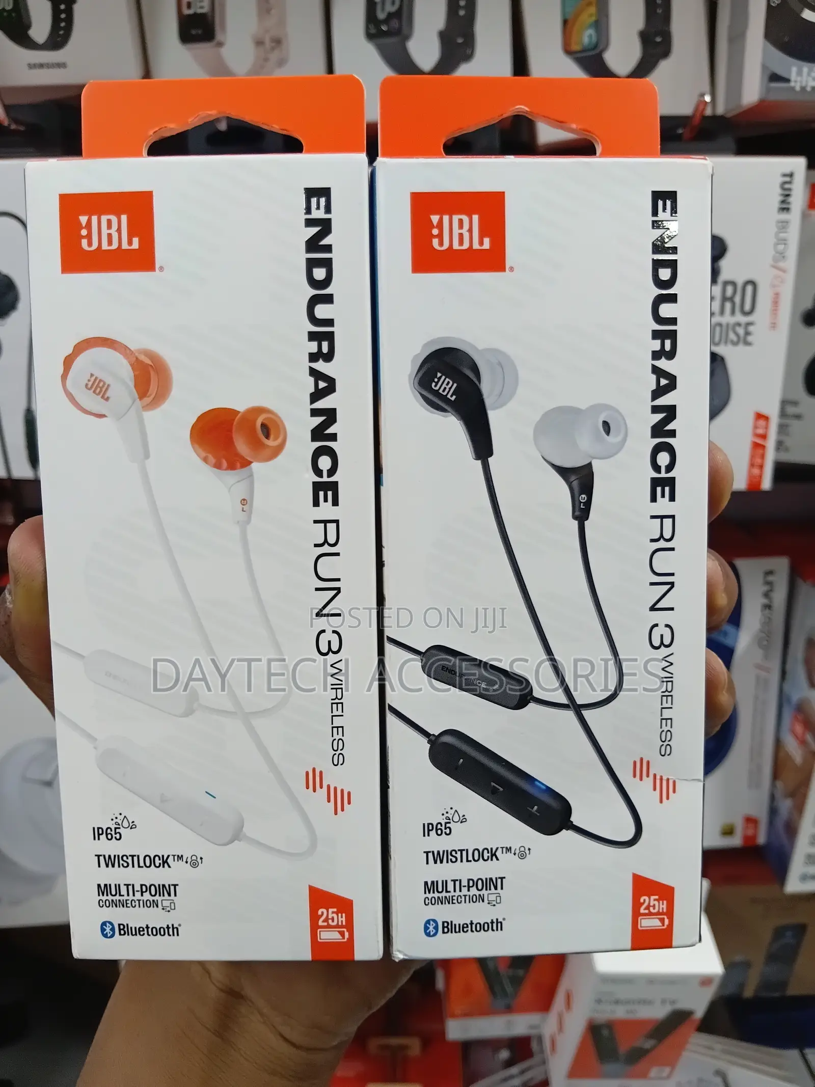 JBL Endurance Run 3 Wireless Headphones (Black)