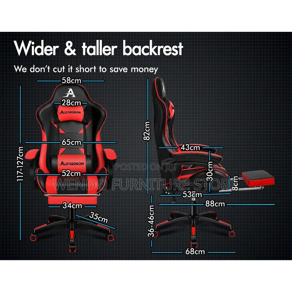 Office Chairs; High Back Ergonomic Recliner Gamers Chairs