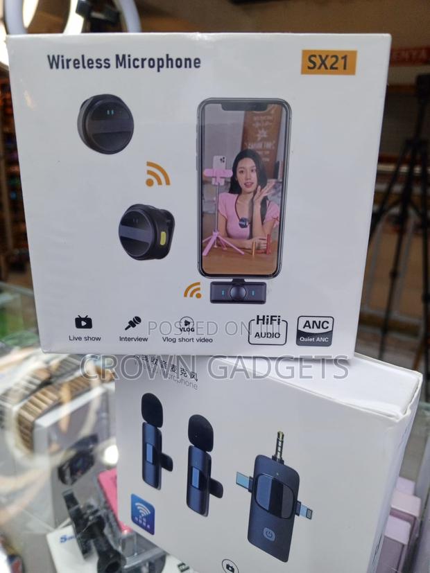 Sx21 Wireless Lavalier Microphone for Smartphones and Vlogging - thumbnail 2