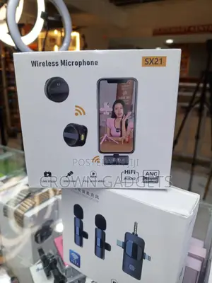 Sx21 Wireless Lavalier Microphone for Smartphones and Vlogging