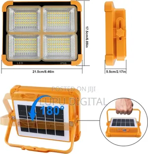 Led Solar Light Charger White Warm and Emergency Modes