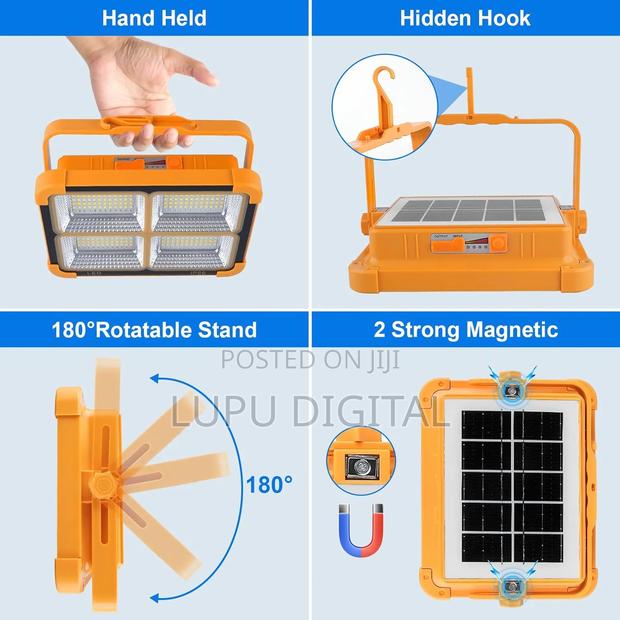 Led Solar Light Charger White Warm and Emergency Modes - thumbnail 3
