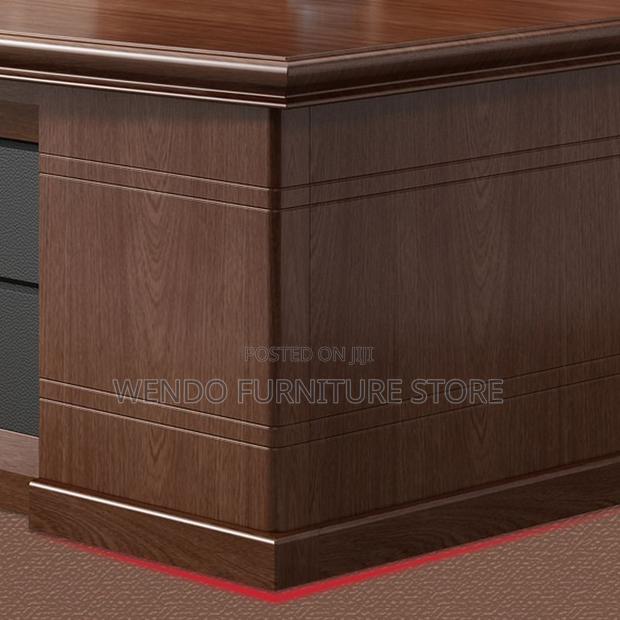 Office Desk; 1800mm Mahogany Executive Office Desks - thumbnail 4