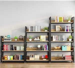 Storage Rack: Stylish 5-Tier Wooden Water Resistant Storage Shelf Unit